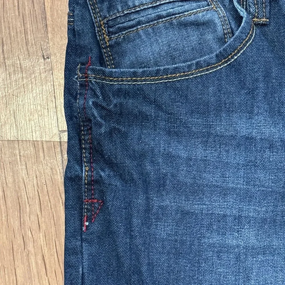 Coogi Australia Jeans Mens 40X34 Measures 40X33 Embroidered Baggy Skater Grunge‎
